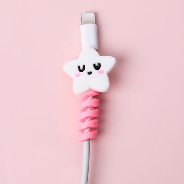 Cartoon Silicone Cable Saver