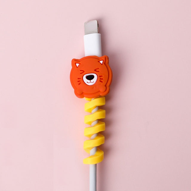 Cartoon Silicone Cable Saver