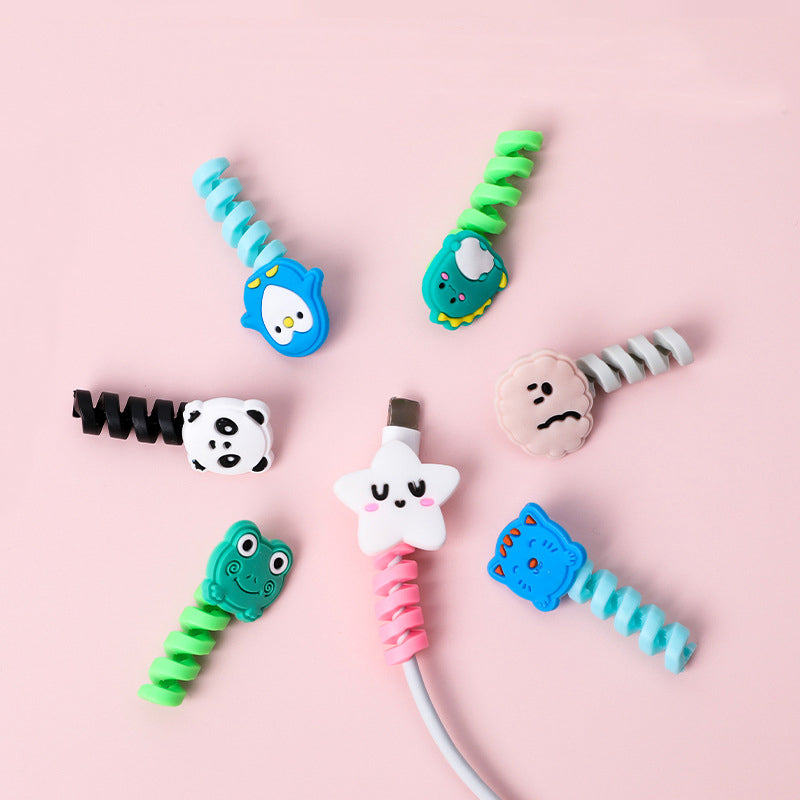 Cartoon Silicone Cable Saver