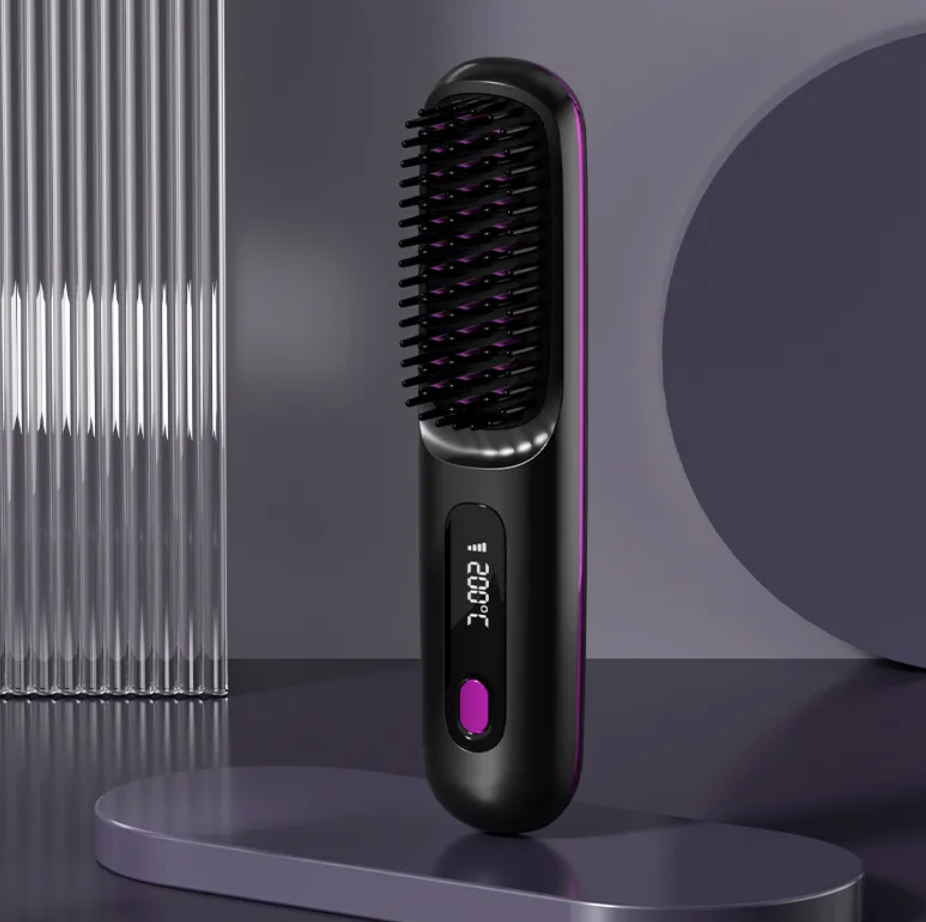 Ceramic Portable Straightening Brush
