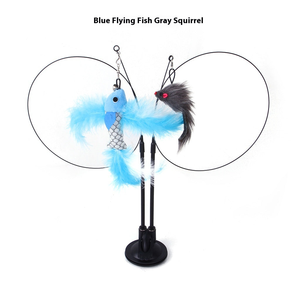 Cat Suction Cup Teaser Toy