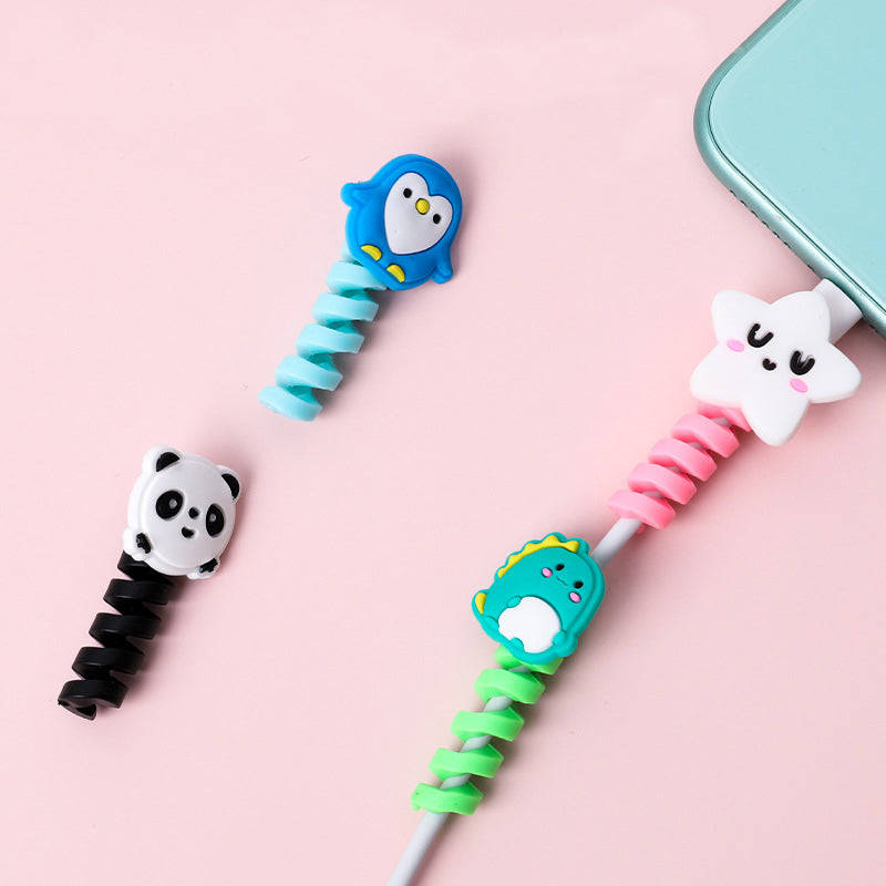 Cartoon Silicone Cable Saver
