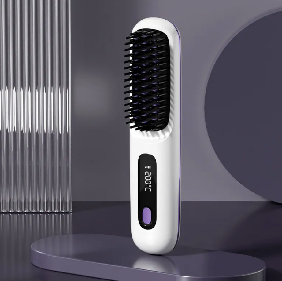 Ceramic Portable Straightening Brush
