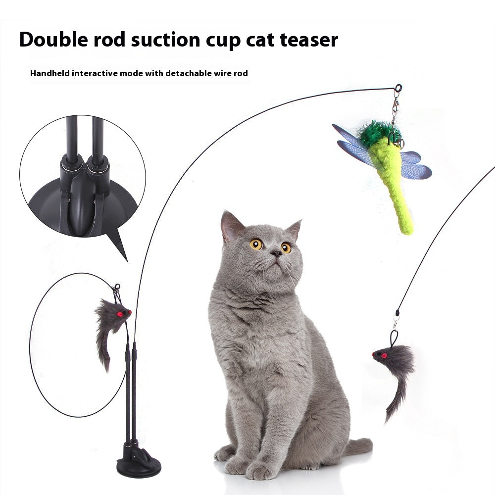 Cat Suction Cup Teaser Toy