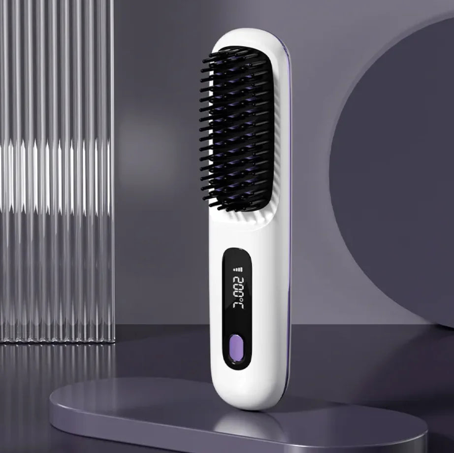 Ceramic Portable Straightening Brush