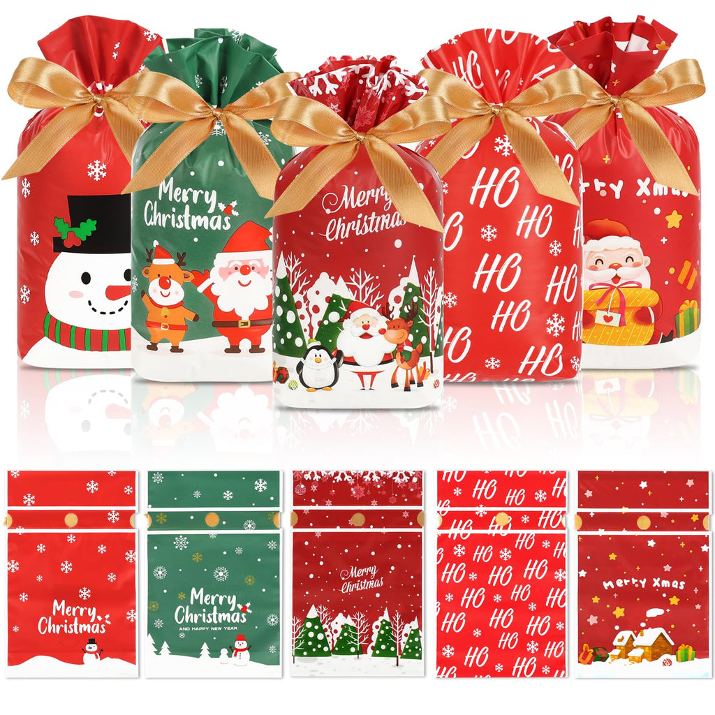 HRX Festive 50pcs Candy Bags with Drawstring