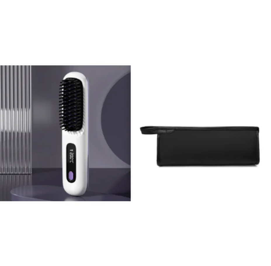 Ceramic Portable Straightening Brush