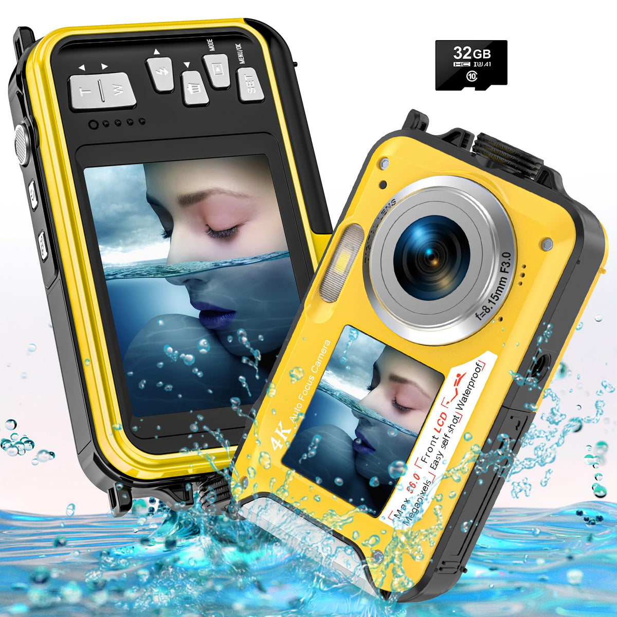 Aquavision 4K Dual-Screen Snorkeling Camera